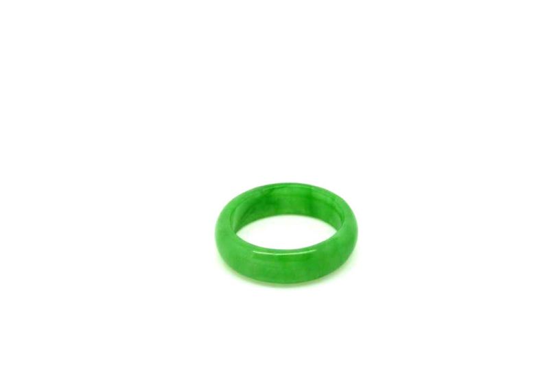 Jade Ring Grün - Größe 19,75 - Dunkelgrün Transparent 3