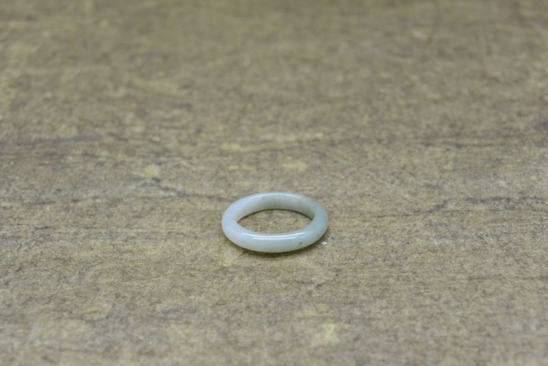 Jade Ring GrünWeiß Grün Größe 17,25 3