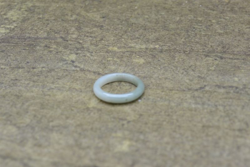 Jade Ring GrünWeiß Grün Größe 17,25 4