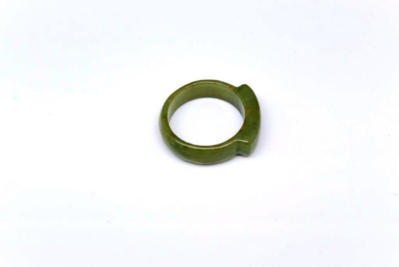 Jade Ring Kaiser grün Größe 19 4