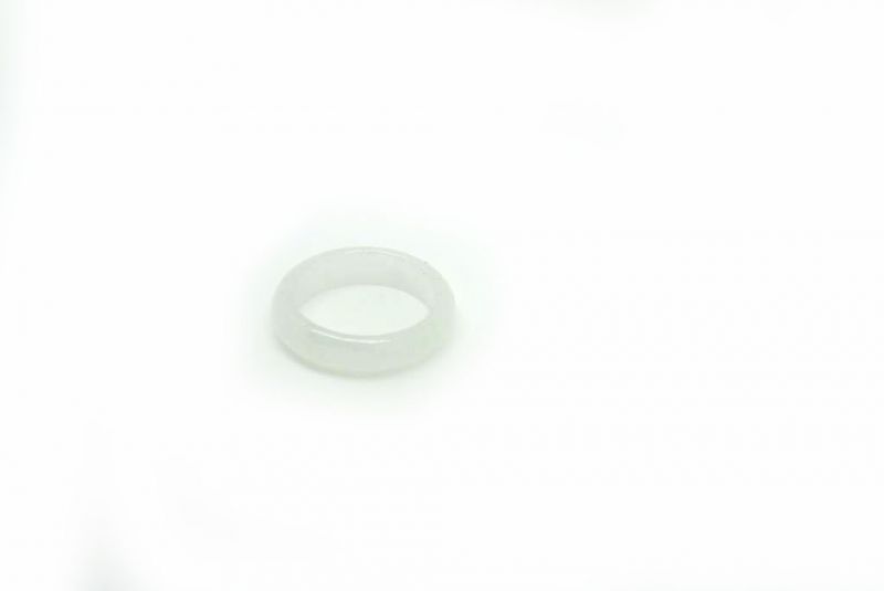 Jade Ring Weißer - Größe 16,5 3