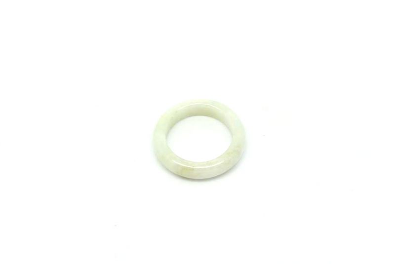 Jade Ring Weißer Größe 16,5 2