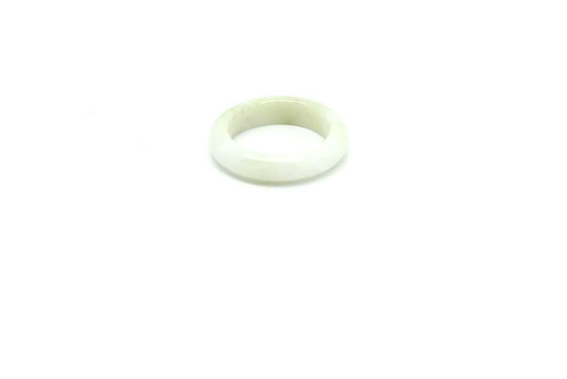 Jade Ring Weißer Größe 16,5 5