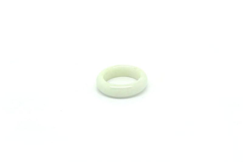 Jade Ring Weißer Größe 16,5 2
