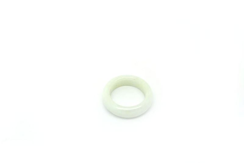 Jade Ring Weißer Größe 16,5 3