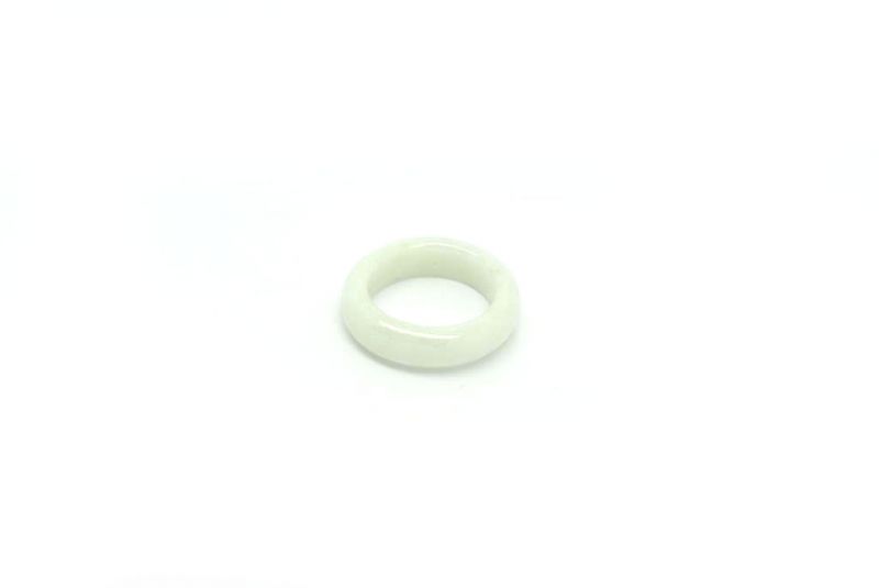 Jade Ring Weißer Größe 16,5 4