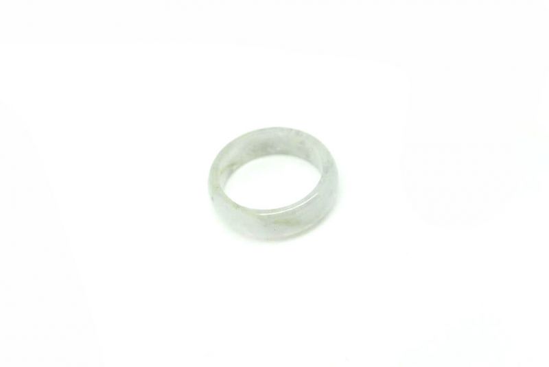 Jade Ring Weißer - Größe 19,5 3