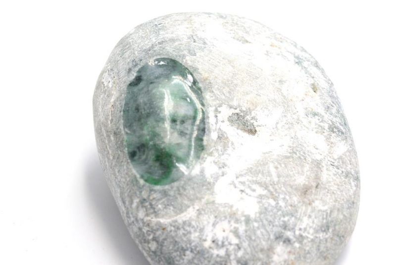 Jade Rough Stone - Jadeite Type A - 4 4