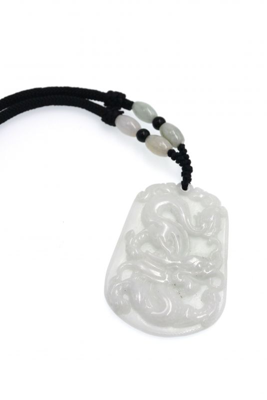Jade Signo zodiacal - Dragón - Blanco 3