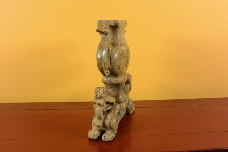 Jade stein - Jade-Box - Vase - Drachen 3