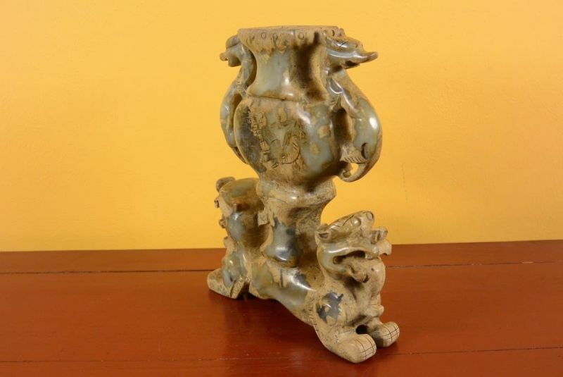 Jade stein - Jade-Box - Vase - Drachen 5