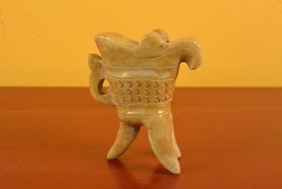 Jade stein kleine Vase 3