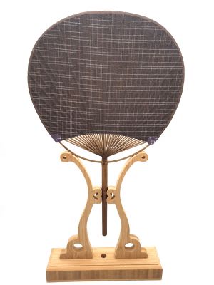Japanischer Fan - Uchiwa - Holz und Stoff