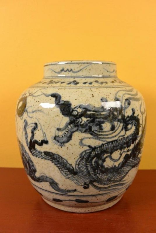 Jarrones chinos de Porcelana Dragón 1