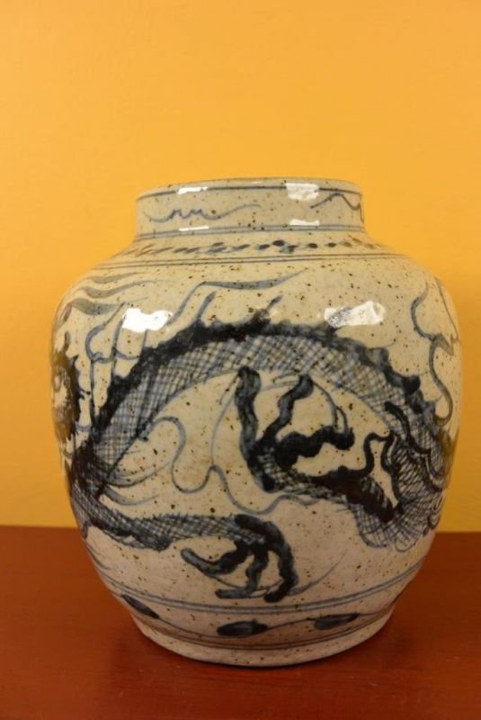 Jarrones chinos de Porcelana Dragón 2