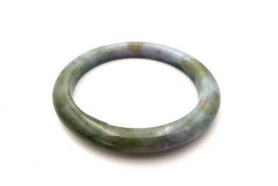 Jonc en Jade - Bracelet en Jade - catégorie A - Avec Certificat - 5,8cm - Plusieurs verts Jonc en Jade - Bracelet en Jade - catégorie A - Avec Certificat - 5,8cm - Plusieurs verts