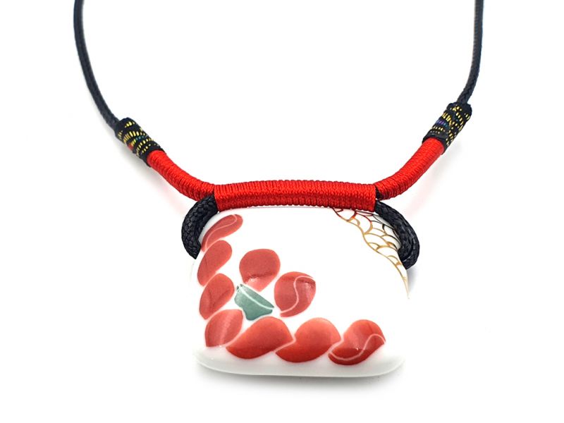 Kaiser von Japan Kollektion - Ceramic Halskette - Kirschblüten 2