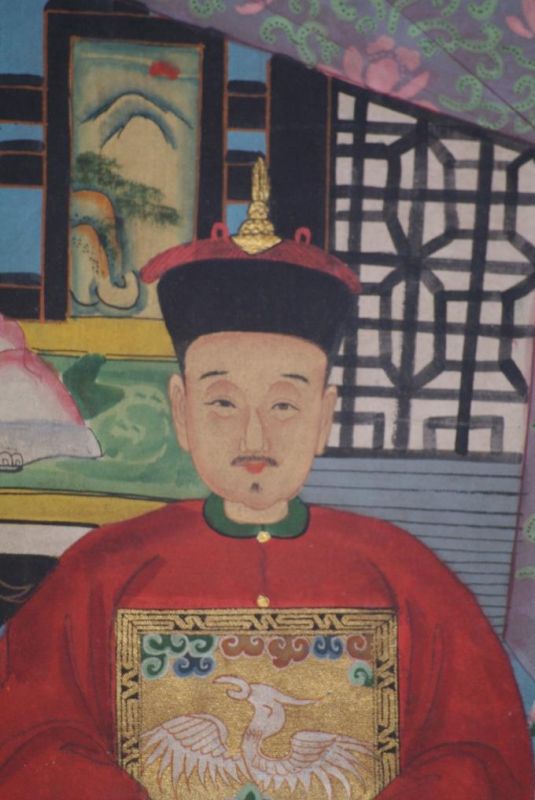 Kaisern und Würdenträgern 2 Personen Qing Dynastie 4