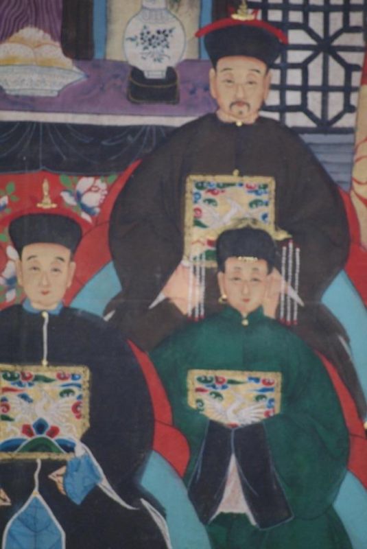 Kaisern und Würdenträgern 5 Personen Qing Dynastie 4