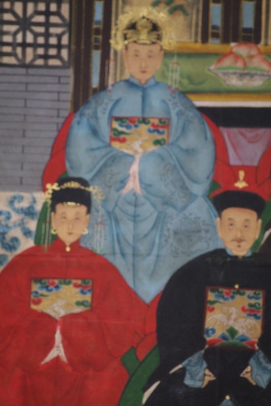 Kaisern und Würdenträgern 5 Personen Qing Dynastie 3