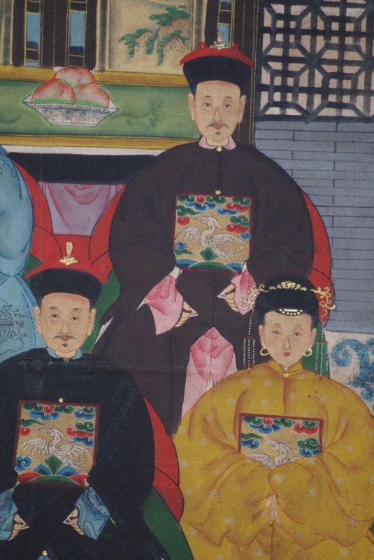 Kaisern und Würdenträgern 5 Personen Qing Dynastie 4