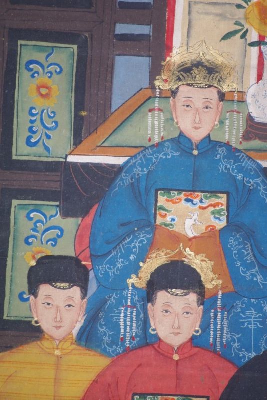 Kaisern und Würdenträgern 7 Personen Qing Dynastie 3