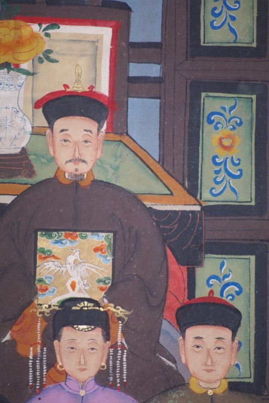 Kaisern und Würdenträgern 7 Personen Qing Dynastie 4