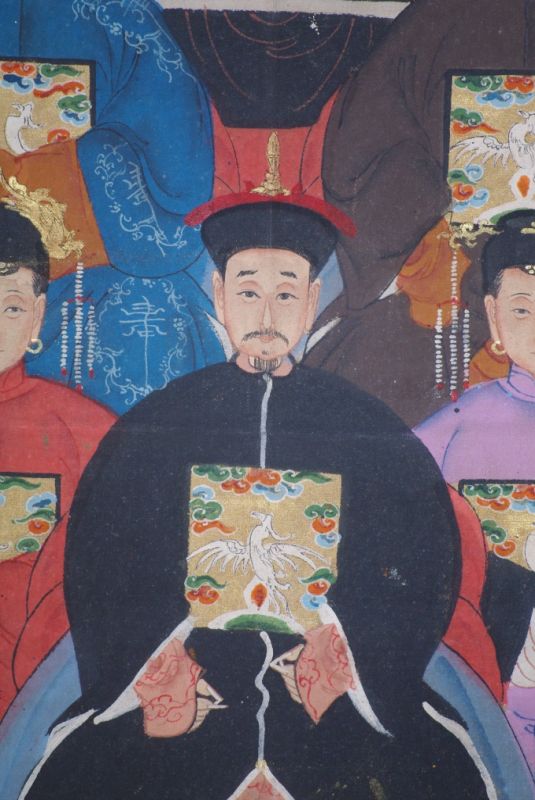Kaisern und Würdenträgern 7 Personen Qing Dynastie 5