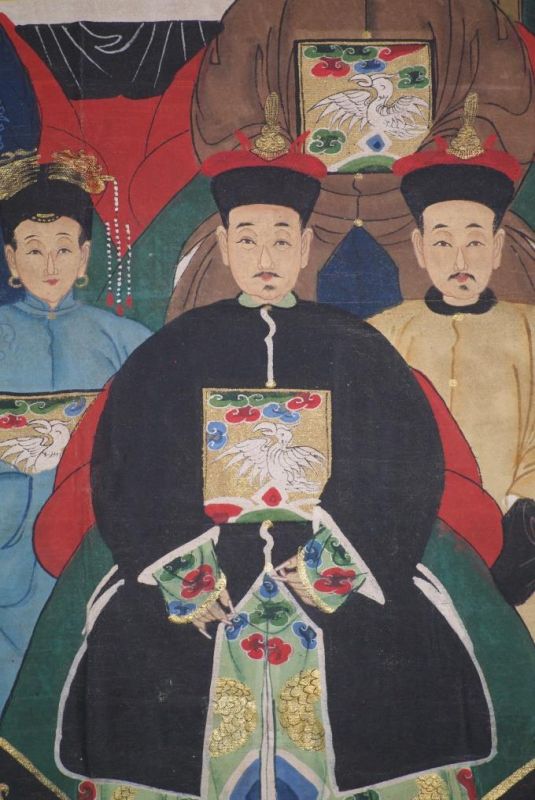 Kaisern und Würdenträgern 8 Personen Qing Dynastie 5