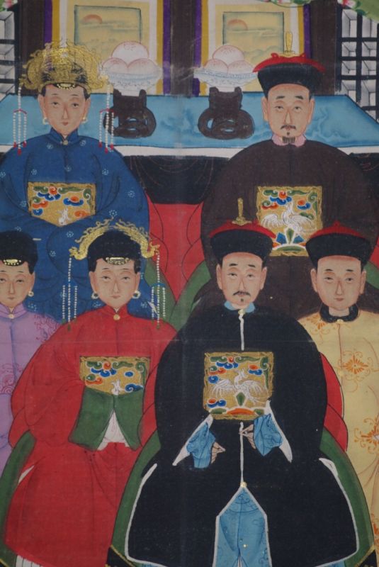 Kaisern und Würdenträgern 8 Personen Qing Dynastie 2