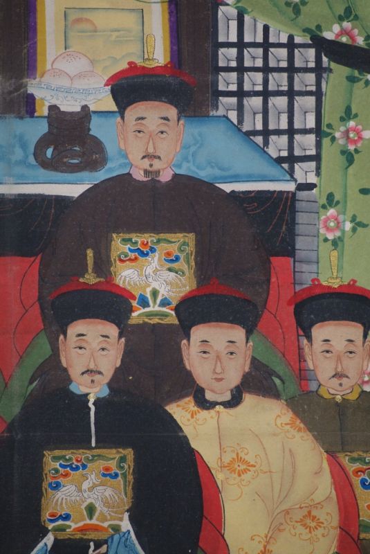Kaisern und Würdenträgern 8 Personen Qing Dynastie 4