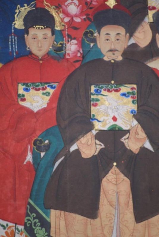Kaisern und Würdenträgern 8 Personen Qing Dynastie 5