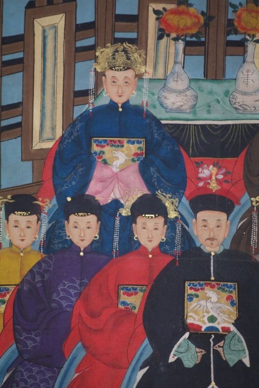 Kaisern und Würdenträgern 9 Personen Qing Dynastie 3