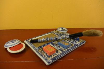 Kalligraphie Set Chinesische Dekoration