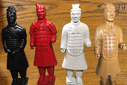 Statues chinoises des soldats de xian version moderne
