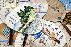 La elegancia de los antiguos abanicos japoneses - Colección Uchiha