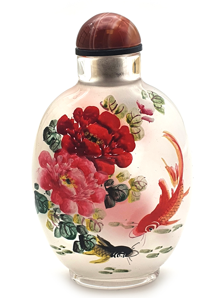 Tabatiere chinoise peinte par un artiste chinois