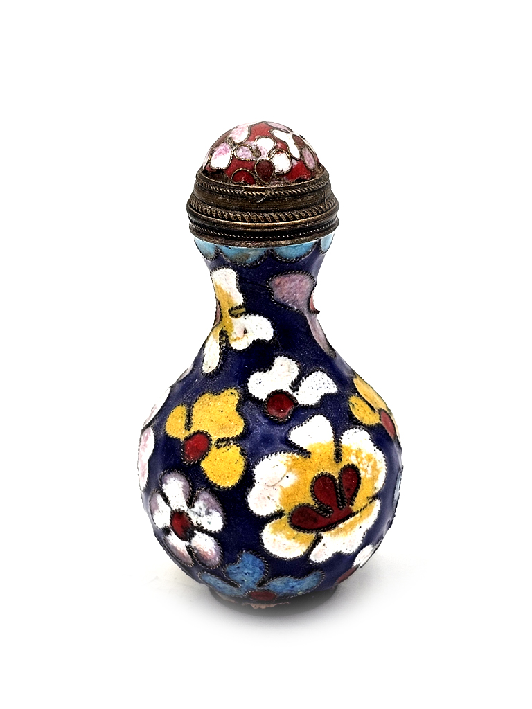 Tabatiere en cloisonnée