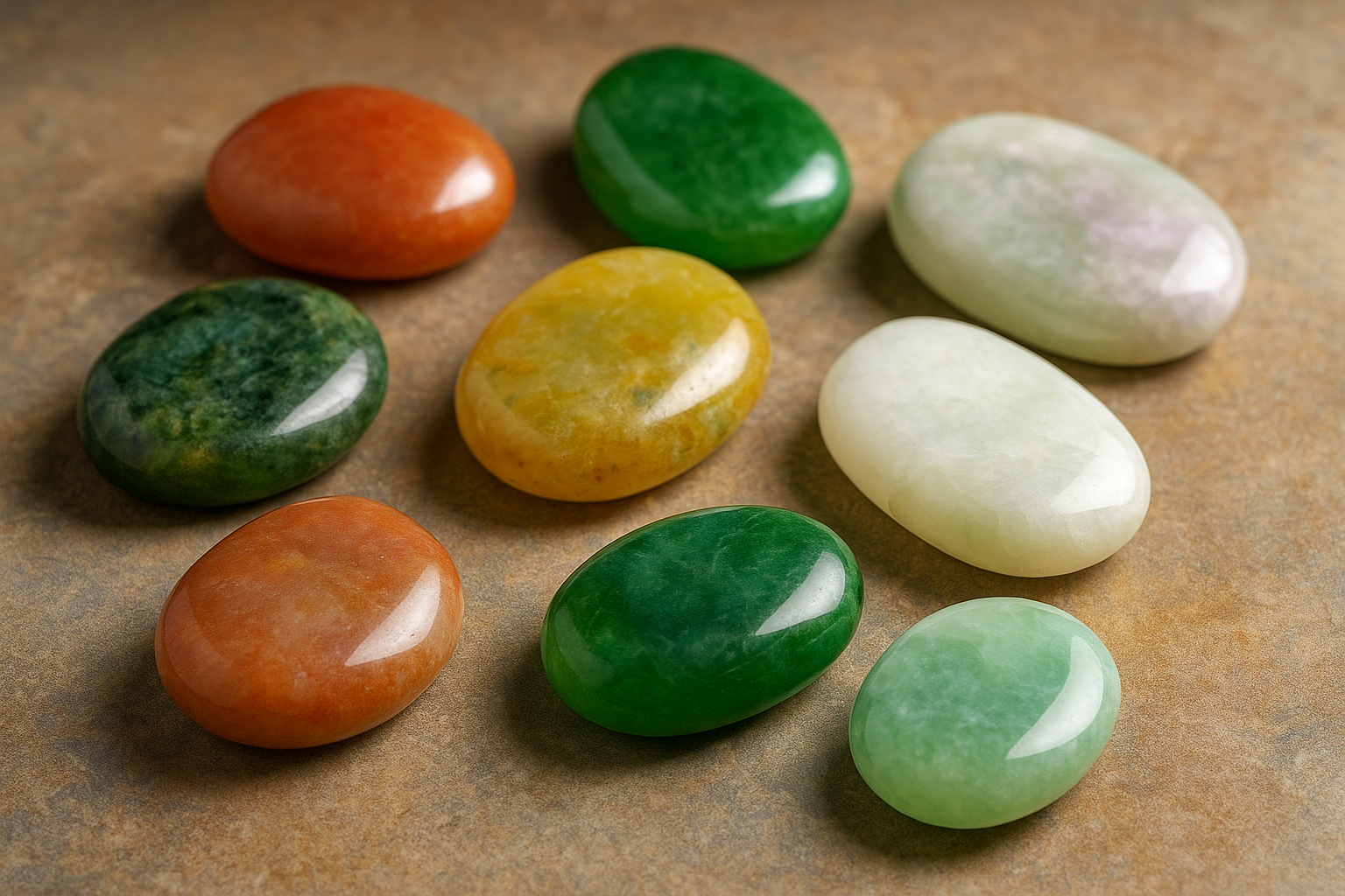couleurs du jade multicolor