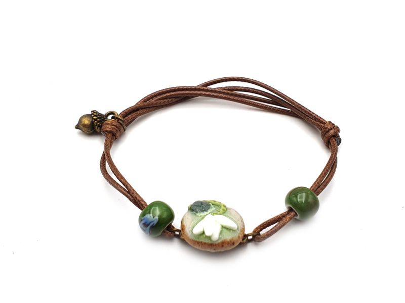 Keramik- / Porzellanschmuck - Kleines Armband 2
