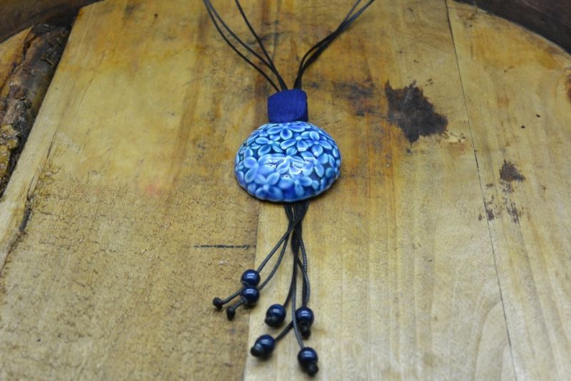Keramik Schmuck Paradise Kollektion Halskette Blau 2