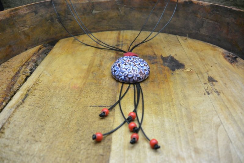 Keramik Schmuck Paradise Kollektion Halskette Rote 2