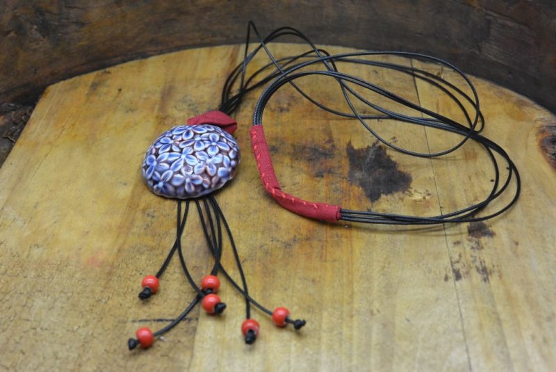 Keramik Schmuck Paradise Kollektion Halskette Rote 5