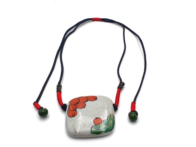 Keramikschmuck Kaiser von Japan Kollektion - Keramikkette - Kirschblüten 2 2