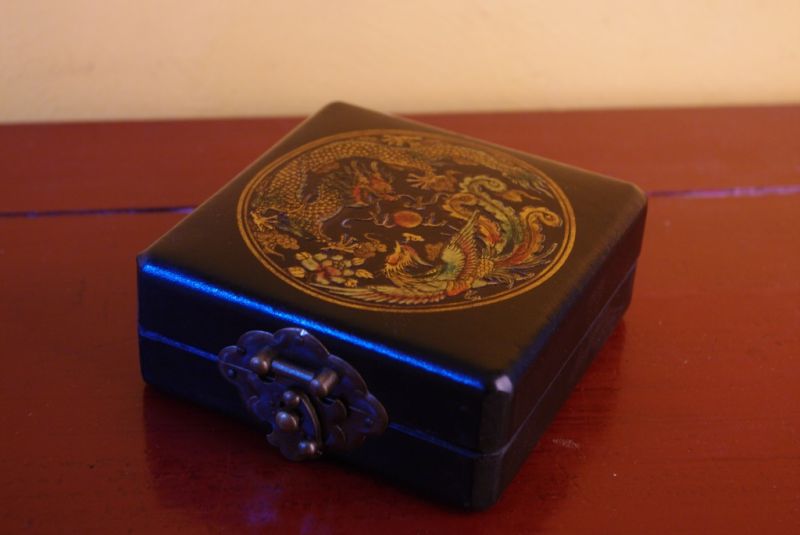 Klein Feng Shui Kompass Schwarz 2