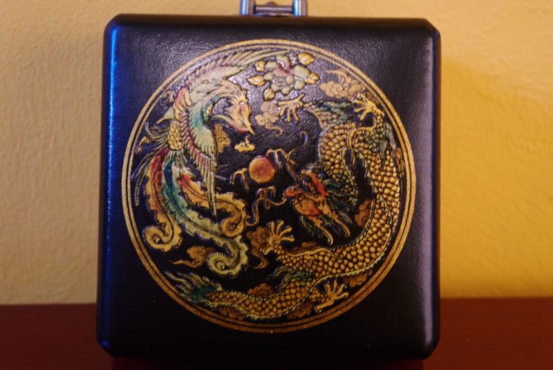 Klein Feng Shui Kompass Schwarz 4