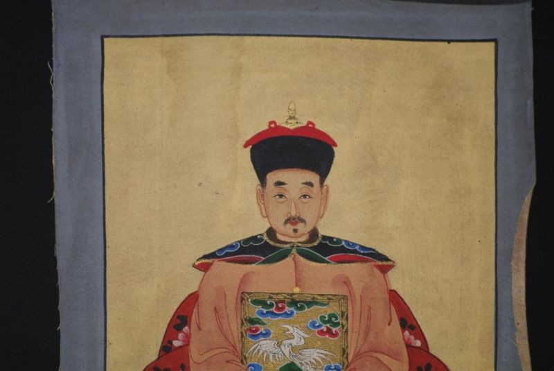 Kleine Ahnenpaare und Kaiser Chinesische Malerei Lachs 4