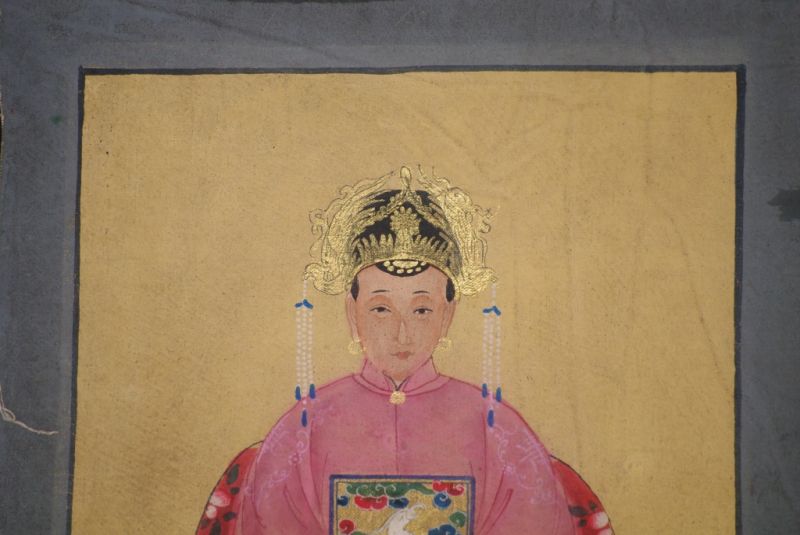 Kleine Ahnenpaare und Kaiser Chinesische Malerei Rosa 3