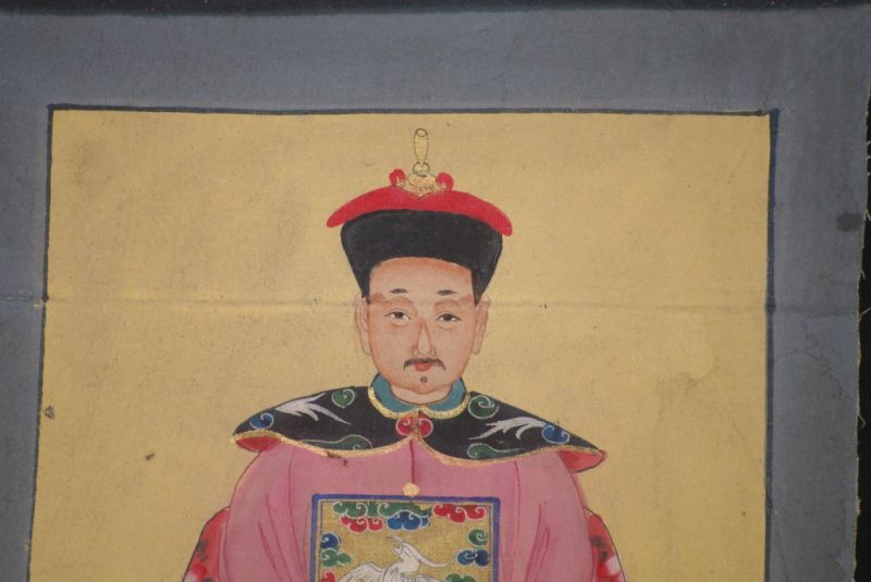 Kleine Ahnenpaare und Kaiser Chinesische Malerei Rosa 4