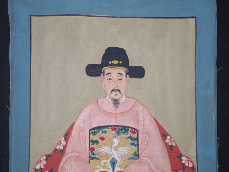 Kleine Ahnenpaare und Kaiser Chinesische Malerei Rosa 4